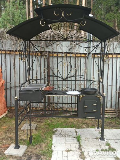 Мангал лофт