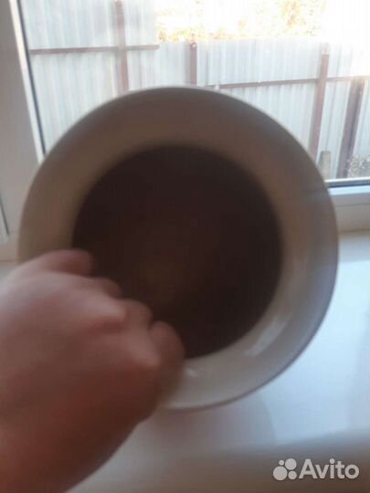 Ваза старинная Петриковская роспись