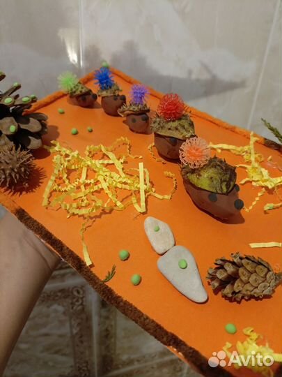 Осенняя поделка из природных материалов