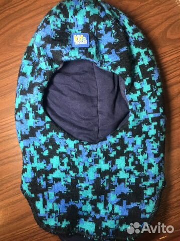 Шапка шлем для мальчика