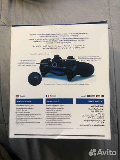 Джойстик для ps4 dualshock 4 v2 прозрачный новый