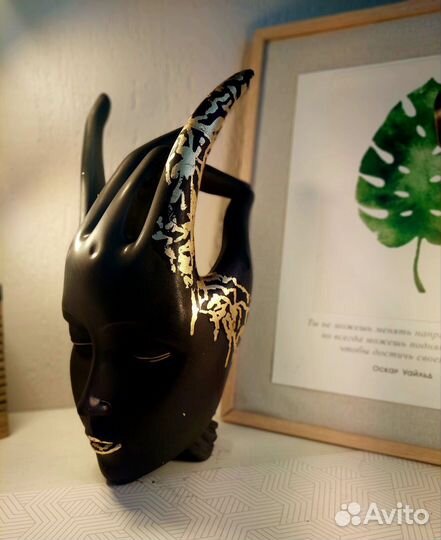 Мудрость статуэтка маска