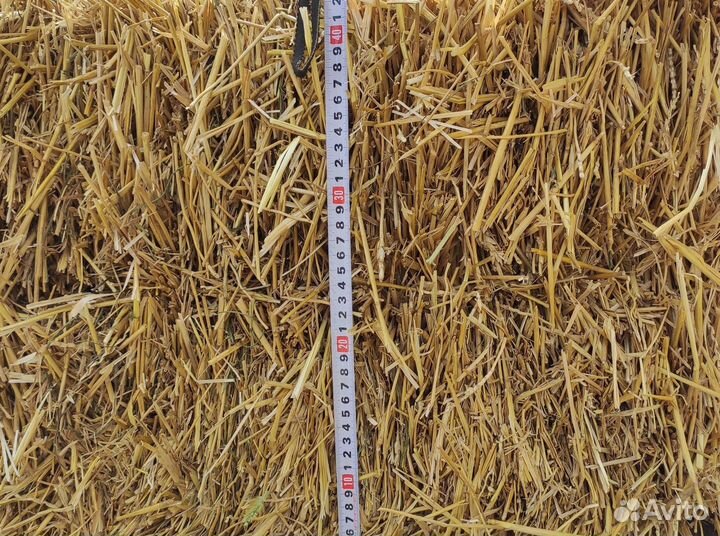 Солома в тюках