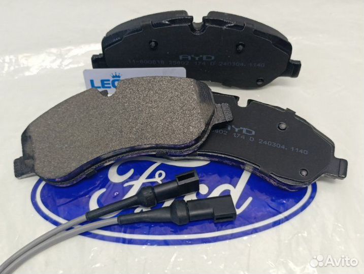 Колодки тормозные передние Форд Транзит Кастом 14