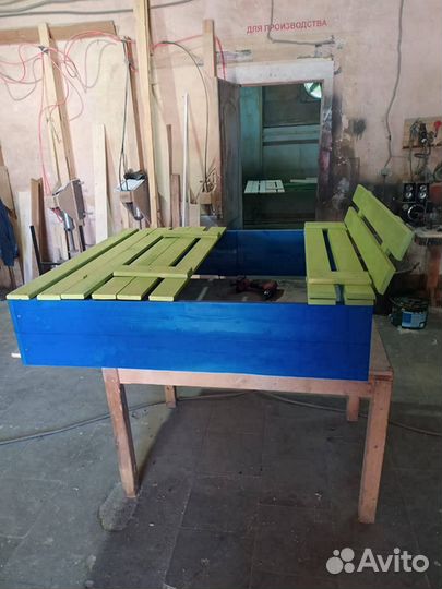 Детская песочница трансформер