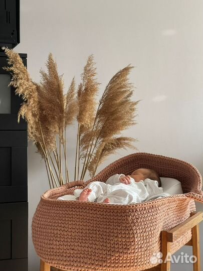 Вязаная люлька для новорожденного(на заказ)