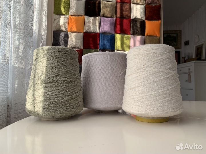 Пряжа бобинная Италия