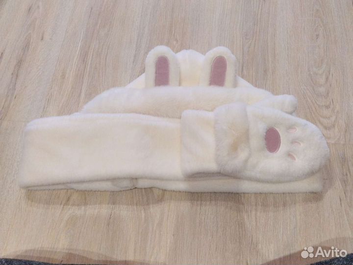 Шапка шарф с ушками