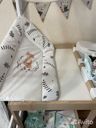 Пеленальный столик икеа IKEA с контейнерами