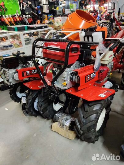 Мотоблок 7 л.с. Широкие колёса Скорости 6/2