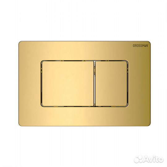 Комплект инсталяц. золото глянц+унитаз GR-4441S G