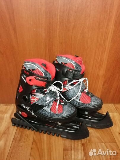 Коньки детские + защита