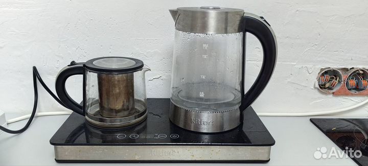 Чайник электрический kitfort с заварником