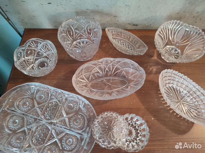 Советский хрусталь, посуда 150 р/кг