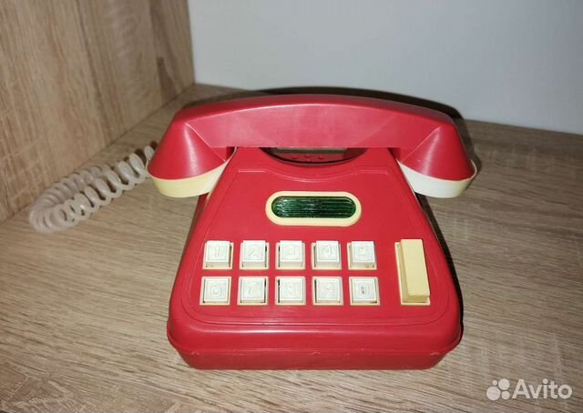 Игрушечный телефон СССР