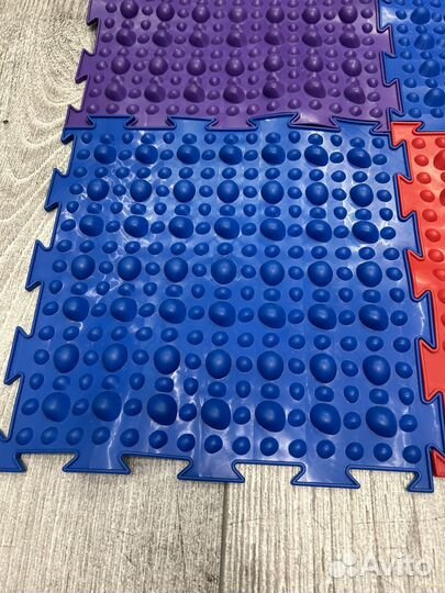 Детский массажный пазл коврик