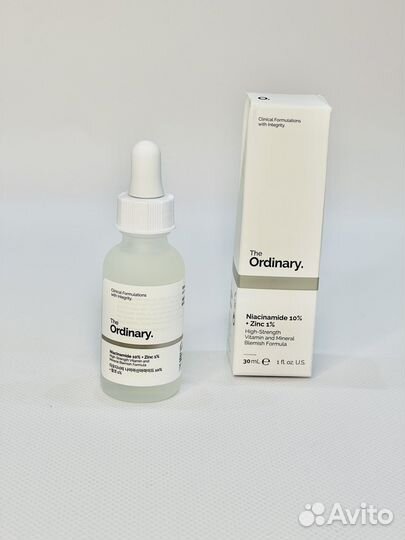 The ordinary осветляющая сыворотка niacinamide 10