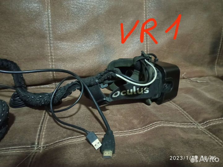 Очки VR Oculus Rift DK2 и игровой руль Logitech