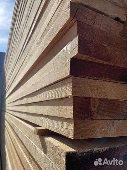 Доска обрезная лиственница 50х200х6000