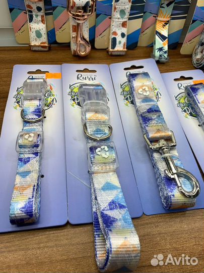 Поводок-ошейник разные