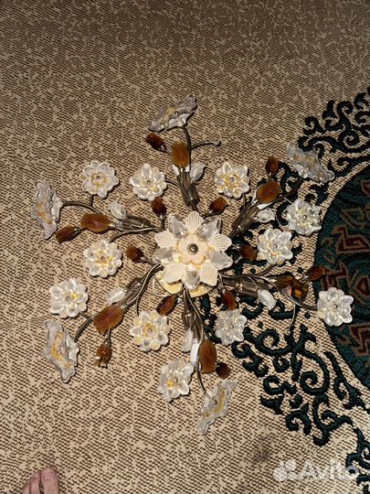 Люстра потолочная бу