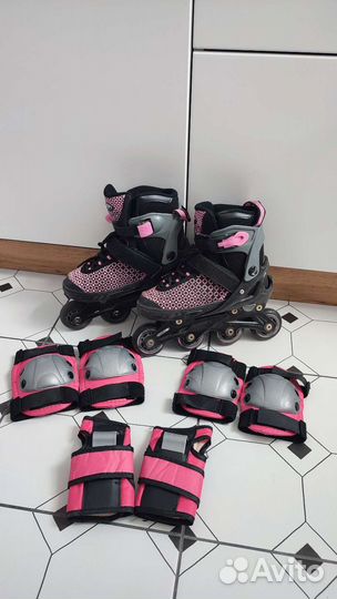 Роликовые коньки детские раздвижные