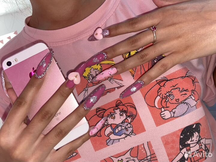 Наращивание ногтей,маникюр,гель-лак