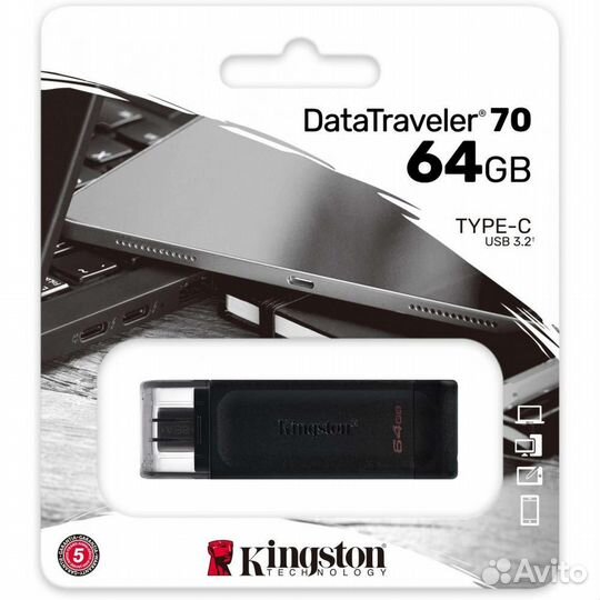 USB Flash накопитель 64GB Kingston #324791