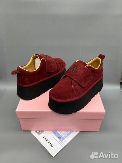 Кеды miu miu на липучке