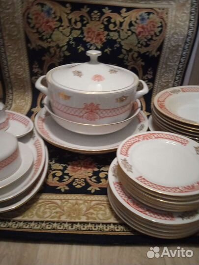 Сервиз столовый Чехословакия, Богемия