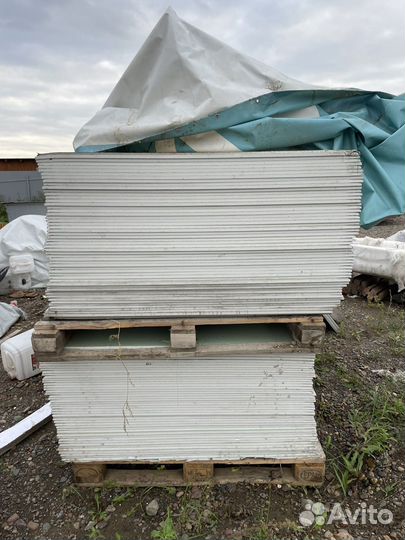 Гипсокартон влагостойкий knauf 2500х1200х12.5