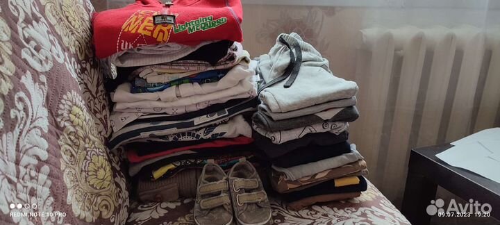 Детские вещи пакетом на мальчика 80 86