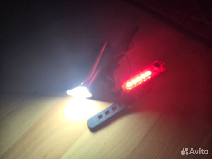 Передние и задние габариты на велосипед