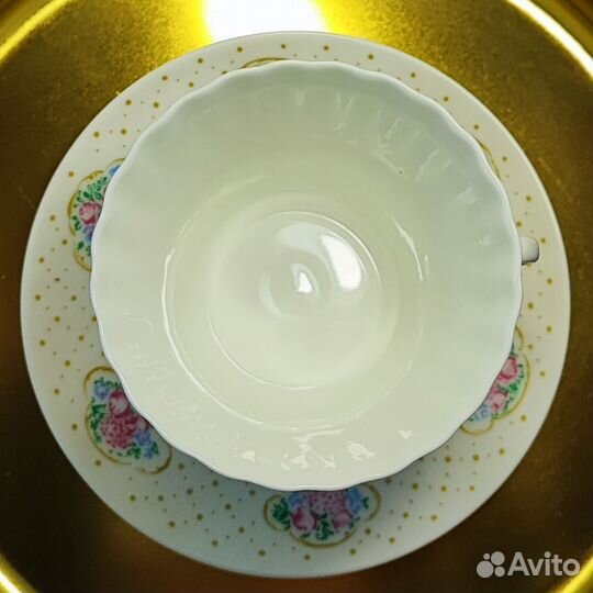 Кофейная пара лфз форфор СССР