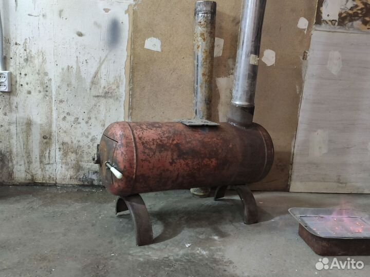 Печь буржуйка для гаража