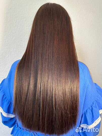 Кератиновое выпрямление волос
