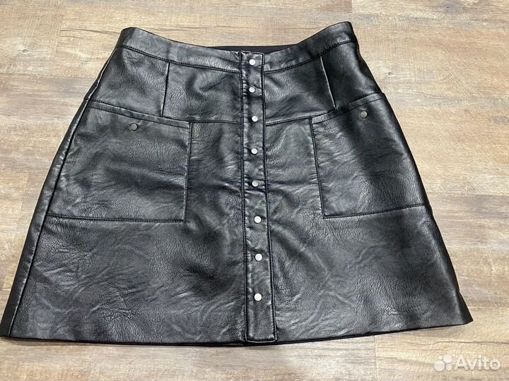 Кожаная юбка