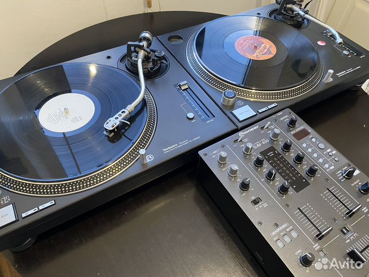 Technics sl 1200 mk5 (2) + pioneer djm-400
