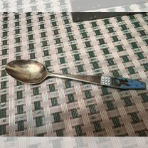 Чайные ложки из серебра с позолотой