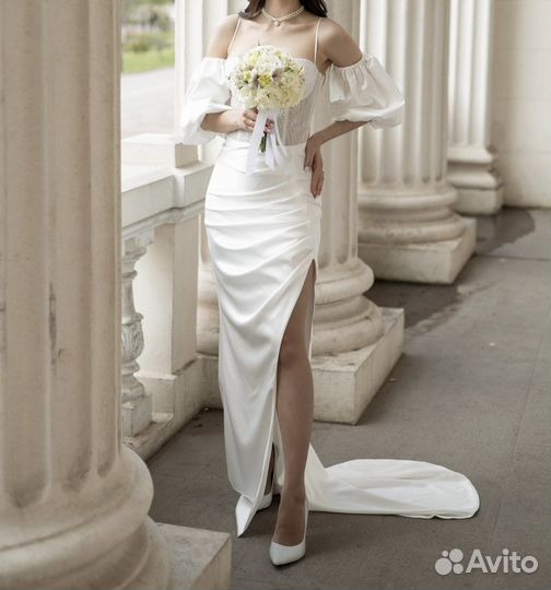 Свадебное платье 42 44 рыбка