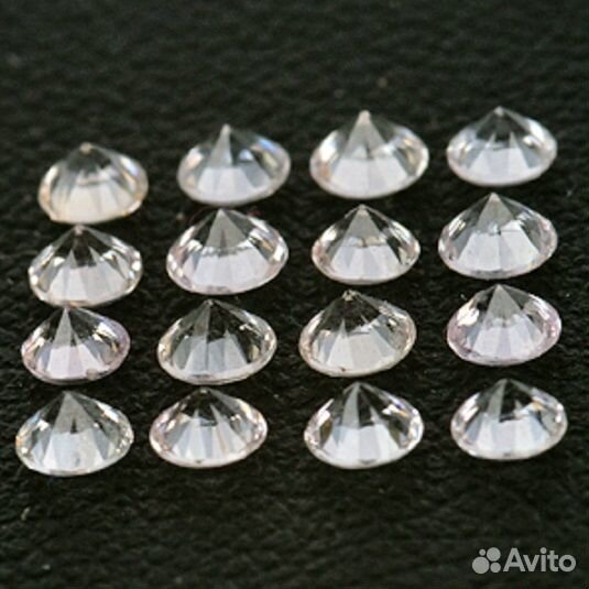 Сапфир натуральный 1,02Ct 1,2мм 100шт VVS Ceylon