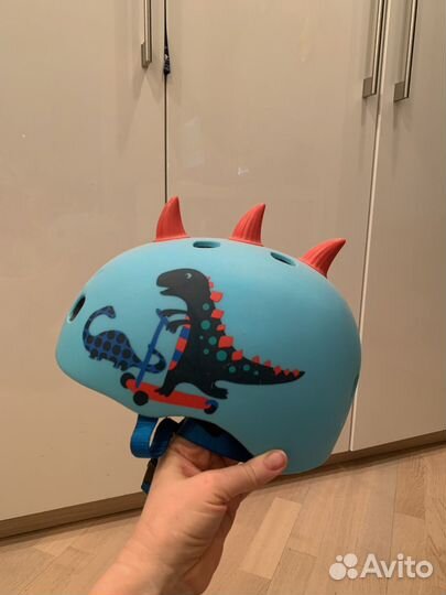 Шлем защитный Micro Скутерзавры 3D, размер S