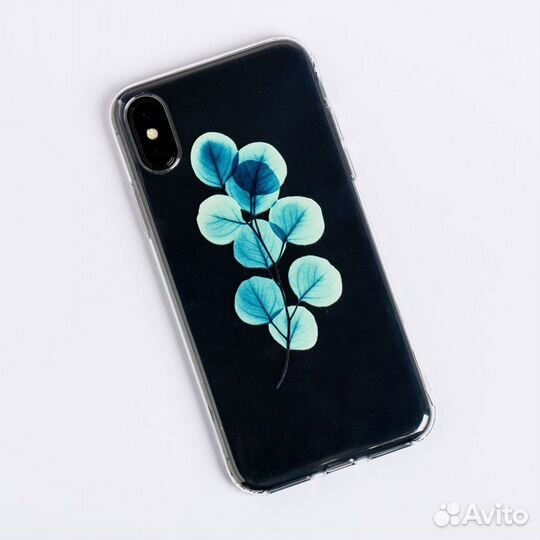 Чехол Luazon для iPhone X/XS силиконовый белый