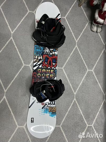 Сноуборд комплект DC ply mini 125 + Burton step on