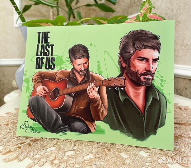 Джоэл the last of us Арт фотопечать