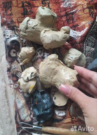 Стеки для лепки с петлями и скульптурный пластилин