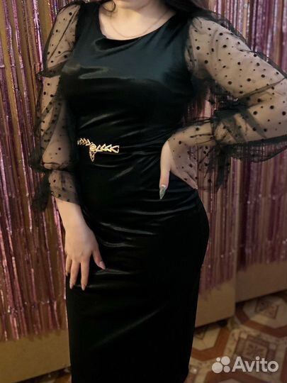 Платье черное