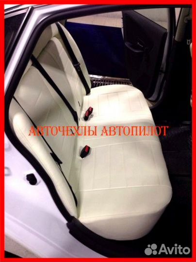 Чехлы Автопилот Nissan Almera g11 g15 из экокожи