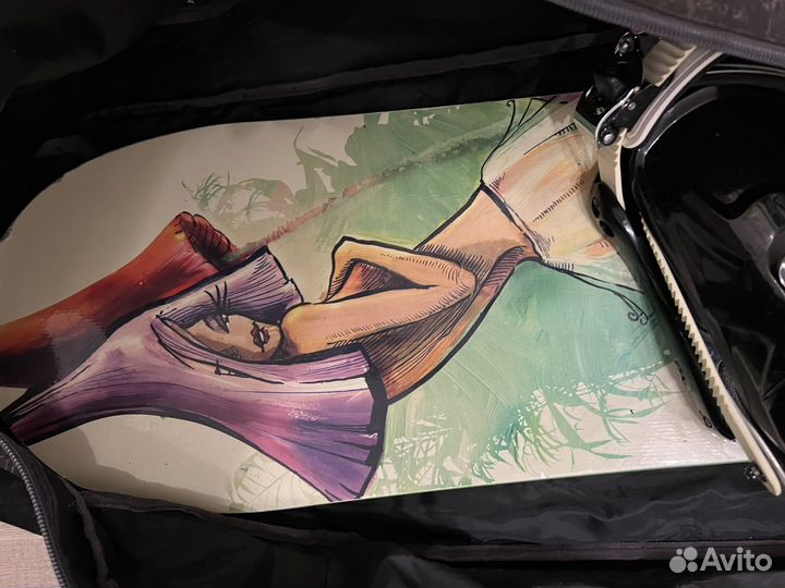 Комплект сноуборд женский крепления ботинки