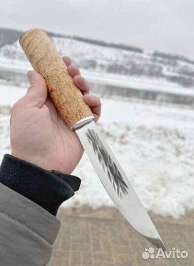 Нож якутский ручной работы